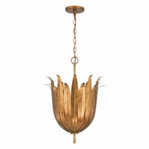 Capital Lighting Eden 4 - Light Pendant in  Antique Gold - 1 of 4