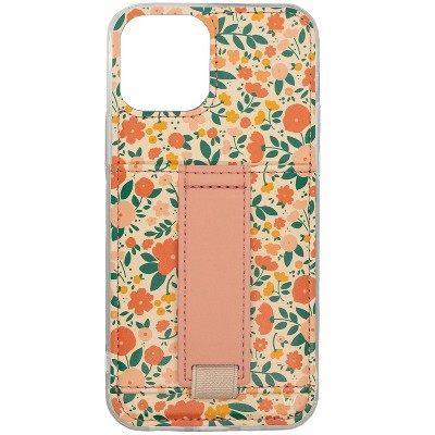 Walli Cases Summer Garden Phone Case with Wallet and Finger Strap