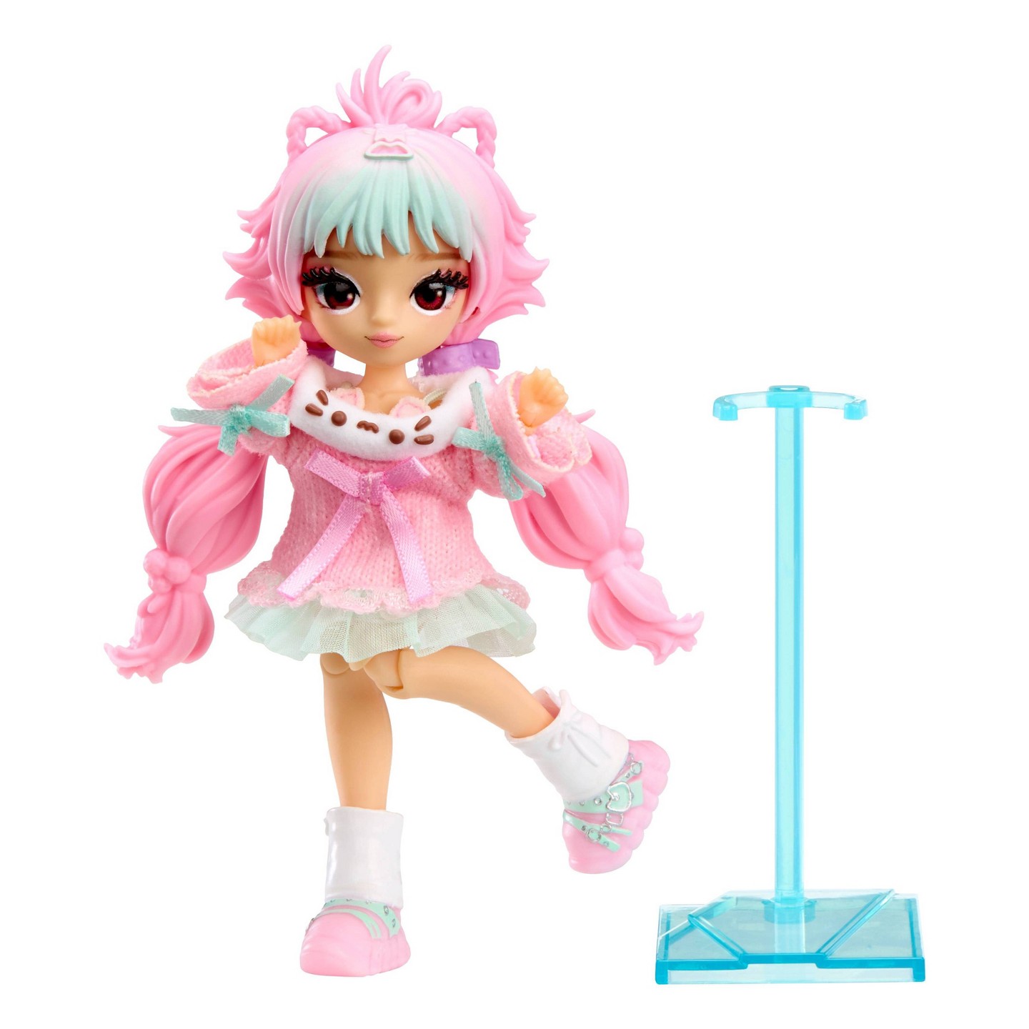 Детская кукла MirrorMi Academy Mirror Mi Mini Mi Akiko Kittyama Cozy Poseable 4" Fashion Doll — фото 2