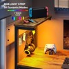 Bestier Gaming Desk with LED Lights, 44 Inch Computer Desk with Power Outlet for Small Spaces - 2 of 4