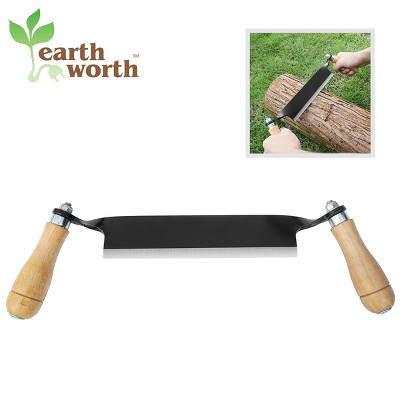 Nature Spring Straight Draw Shave Tool - 8", Black