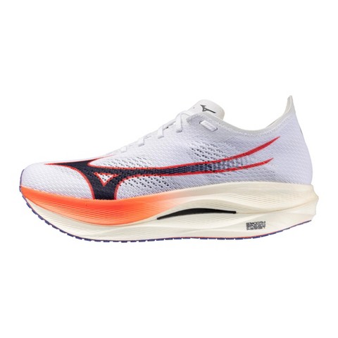 Mizuno Wave Rebellion Pro 3 Lo Running Shoe, 7 1/2, White-Baritone Blue