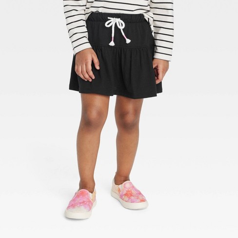 Toddler Girls' Knit Skirt - Cat & Jack™ Black 12m : Target