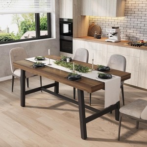 GAOMON Industrial Dining Table for 4-6 People - 1 of 4