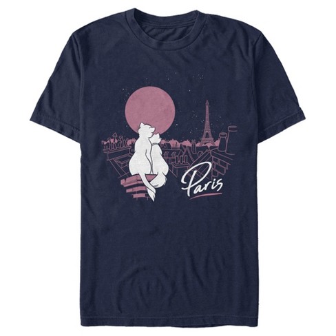 Men's Aristocats Duchess and Thomas Love in Paris T-Shirt - image 1 of 4