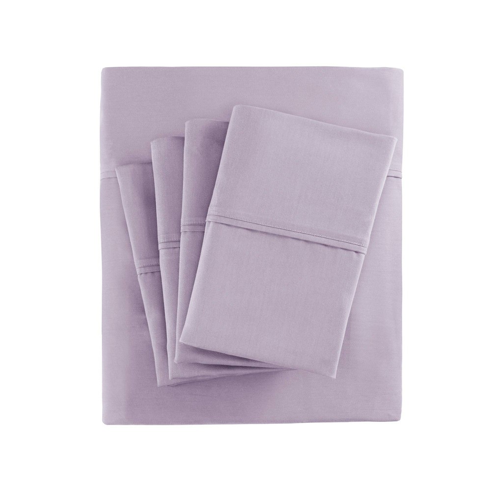 Photos - Bed Linen Cotton Blend 6pc Sheet Set 800 Thread Count  Purple(California King)