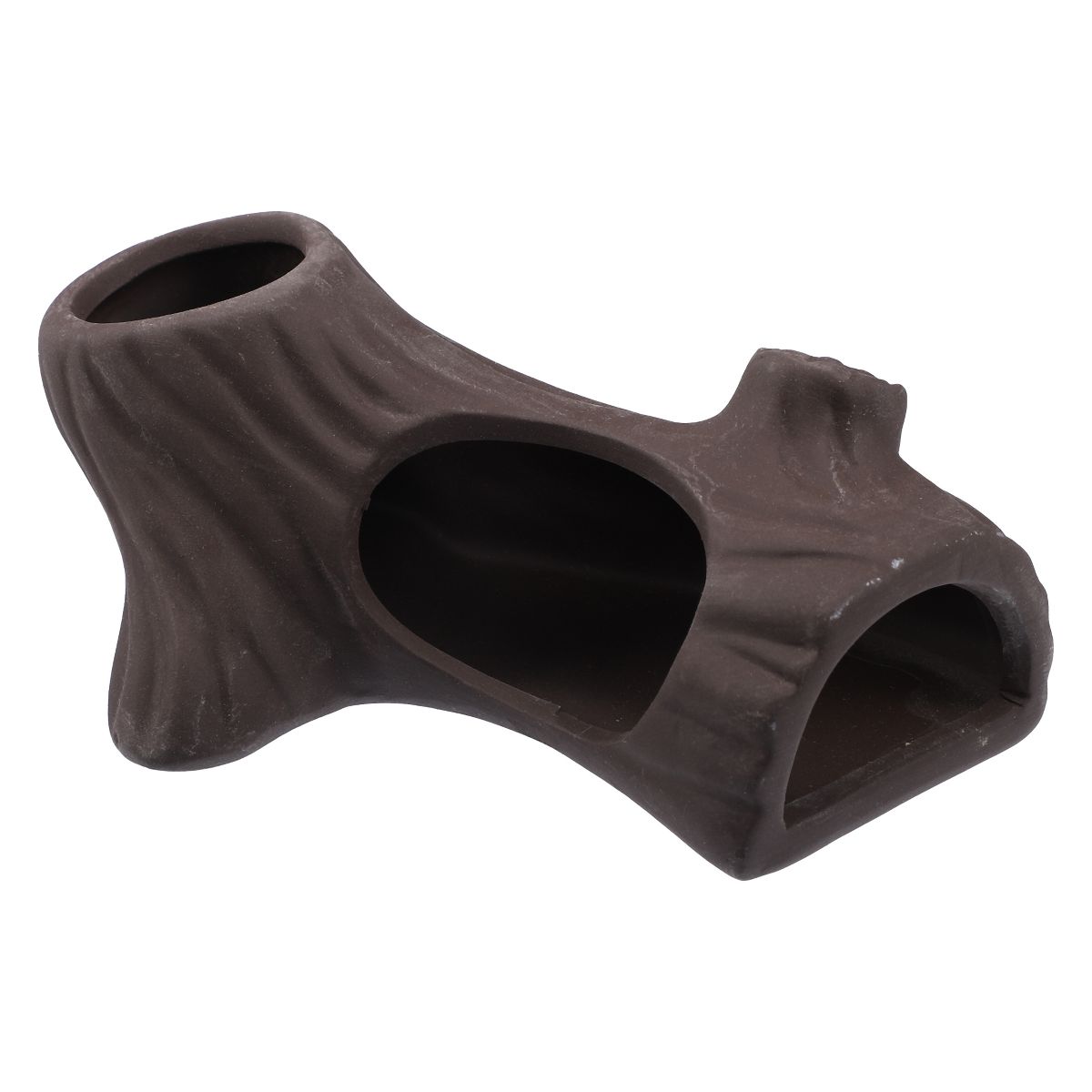 Unique Bargains Ceramic Aquarium Hideaway Rock Cave Fish Tank Decoration Brown 5.16"x3.05"x2.19" - thumbnail 6