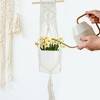 Unique Bargains Macrame Plant Hanger Woven Cotton Indoor Outdoor Decorative - 3 of 4