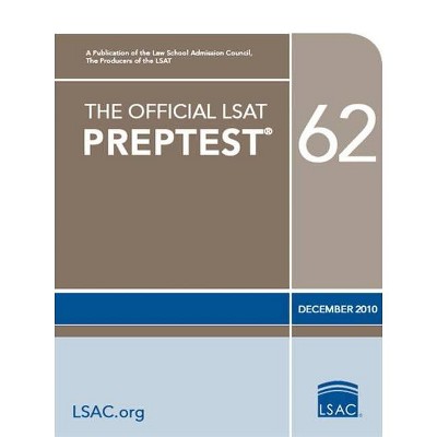 The Official LSAT Preptest 62 - (Official LSAT PrepTest) by  Law School Admission Council (Paperback)