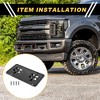 Unique Bargains License Plate Bracket for Ford F-150 15-17 No.FL3Z17A385B with Screws 1 Set - 2 of 4