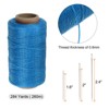 Unique Bargains Wear-Resistant Polyester Embroidery Waxed Thread with Needles - 2 of 4