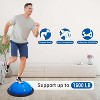 23 Balance Ball, 1600 lbs Half Exercise Ball with Nonslip Base, Inflatable Half Ball Balance Trainer - 3 of 4