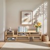 Fortune Candy L-Shaped Adjustable TV Stand for TVs up to 70'', MDF Entertainment Center with Open Shelves for Living Room or Apartment - 4 of 4