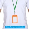 Unique Bargains Polyester Wear-resistant Lightweight ID Card Neck Lanyards with Hook 25 Pcs - 4 of 4