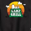 Boys' - Peanuts - Camp Chill Graphic Long Sleeve Fleece Sweatshirt - 2 of 4