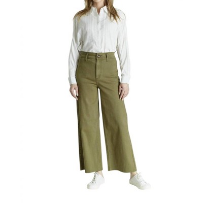 Women's High Rise Wide Leg Jeans - Oat New York