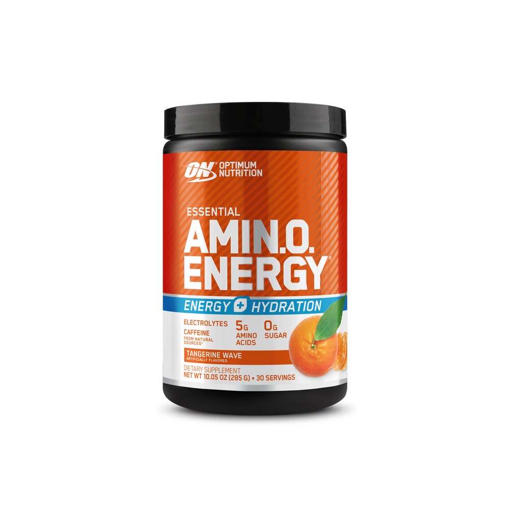 Photos - Vitamins & Minerals Optimum Nutrition Amino Energy + Electrolytes Dietary Supplement Powder - Tangerine - 10.05oz/ 30 Servings 