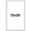 PosterPalooza | Textured White Picture Frame - UV Acrylic, Foam Board Backing, Hanging Hardware - 2 of 4