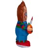 Gemmy Airblown Inflatable Stylized Chucky Holding Pumpkin Universal , 3.5 ft Tall, Multicolored - 4 of 4
