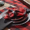 Park Designs Red Buffalo Check Napkin Set of 4 - 2 of 3
