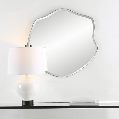 31" Frameless Rectangular Transparent Modern Mirror