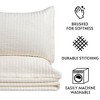 Solid Basketweave Quilt Bedding Set - Isla Jade - 4 of 4