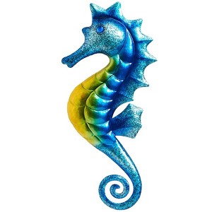 The Lakeside Collection Sealife Metal Wall Sculptures - Seahorse - 1 of 3
