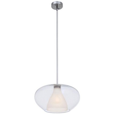 George Kovacs Lighting Soft 1 - Light Pendant in  Chrome
