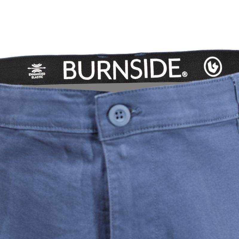 Burnside Men's 10" Stretch Cotton Blend Chino Golf Shorts, 4 of 5