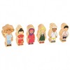 Kaplan Early Learning Children Around the World Wooden Figures - Set of 17 - image 4 of 4