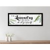 HomeRoots The Laundry Room Black Framed Print Laundry Wall Art - 2 of 4