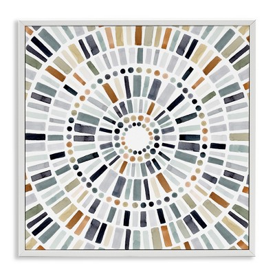 Stupell Industries Abstract Rustic Mosaic Circle, 12" x 12"
