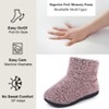 Women's Comfort Warm Faux Fleece Fuzzy Ankle Bootie Slippers Slip-on House Shoes Anti-Slip Sole Indoor/Outdoor - 4 of 4
