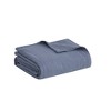 100% Cotton Ultra Soft Solid Bed Blanket,  3-Layer Lightweight Fabric Breathable Blanket for Hot Season - 3 of 4