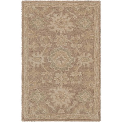 Mark & Day Marseille 6'x9' Rectangle Tufted Indoor Area Rugs Camel: Traditional Wool, Stain-Resistant, Medium Pile