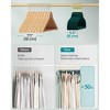 SONGMICS Velvet Hangers Non-Slip Clothes Hangers Pants Bar Space-Saving - 4 of 4