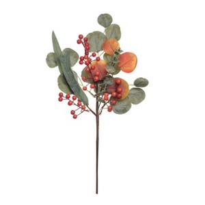 Transpac Foam 18 in. Multicolor Harvest Peachy Pick - 1 of 2