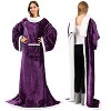 PAVILIA Wearable Blanket with Sleeves for Women Men Adults, Warm Soft Plush Snuggle Pocket Sleeved TV Throw - 2 of 4