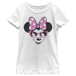 Girl's Disney Shaded Minnie T-Shirt - 1 of 4