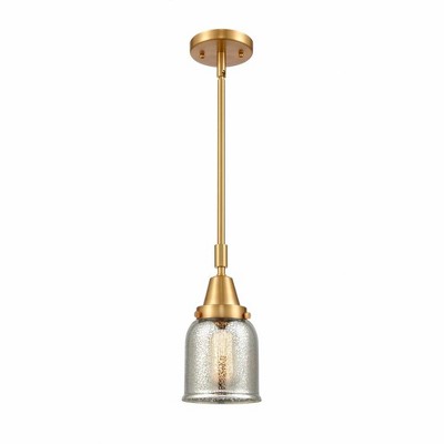 Bell - 1 Light Stem Hung Mini Pendant In Industrial Style-11.13 Inches Tall and 5 Inches Wide