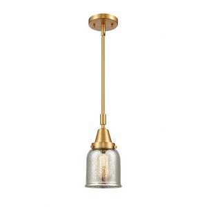 Bell - 1 Light Stem Hung Mini Pendant In Industrial Style-11.13 Inches Tall and 5 Inches Wide - 1 of 1
