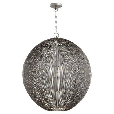 Quorum Lighting 1 - Light Pendant in  Charcoal