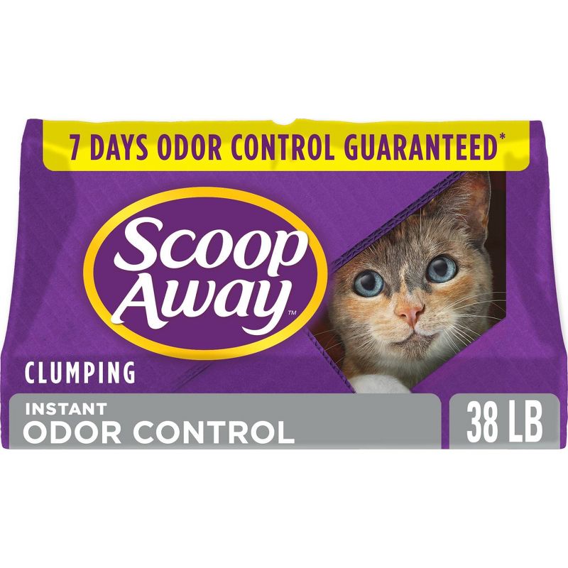 Scoop Away Instant Odor Control Clean Breeze Cat Litter - 38lb, 1 of 11