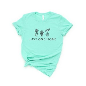 Simply Sage Market Women's Just One More Plant Short Sleeve Graphic Tee - 1 of 4