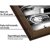 Americanflat 16x20 Poster Frame in Walnut with Polished Plexiglass - Horizontal and Vertical Formats - Wall Mounted - 3 of 4