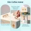 ROBOTIME Play Food And Toy Kitchens Kid Grocery Store Playset, Wooden Pretend Play Supermarket with Food Prep Machine Toy, Blue, 24"*35.8"*33" - 4 of 4