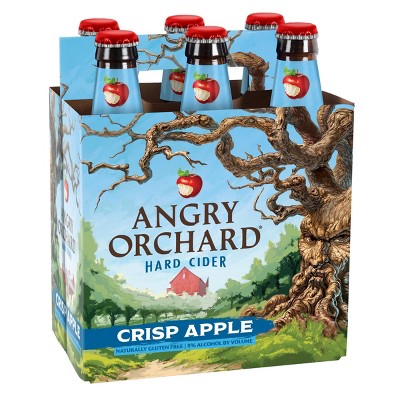 Angry Orchard Crisp Apple Hard Cider - 6pk/12 fl oz Bottles