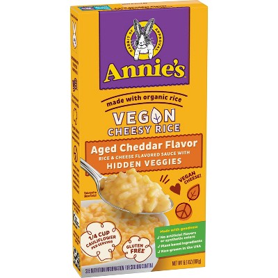 Annie's Vegan Cheesy Rice Aged Cheddar Mix - 6.6oz