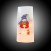 Stony Creek 10.0 Inch Snowman Friends Pre-Lit Vase Kitten Squirrel Bunny Deer Novelty Sculpture Lights - 4 of 4