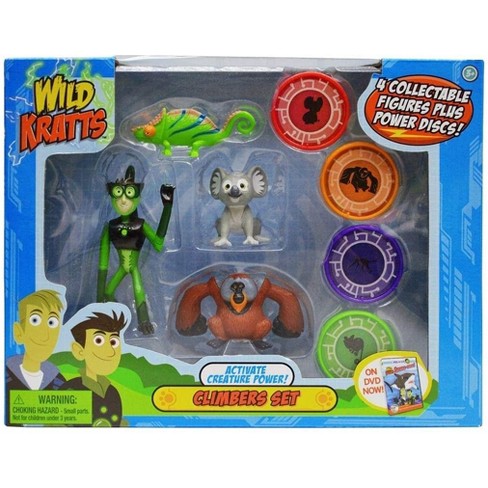 Jazwares Wild Kratts Action Figure Toy Set - Activate Creature Power - Climbers, Set of 4 - image 1 of 1